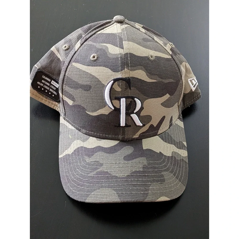 New Era 9Forty MLB Colorado‎ Rockies Baseball Hat Camo Snapback OSFM